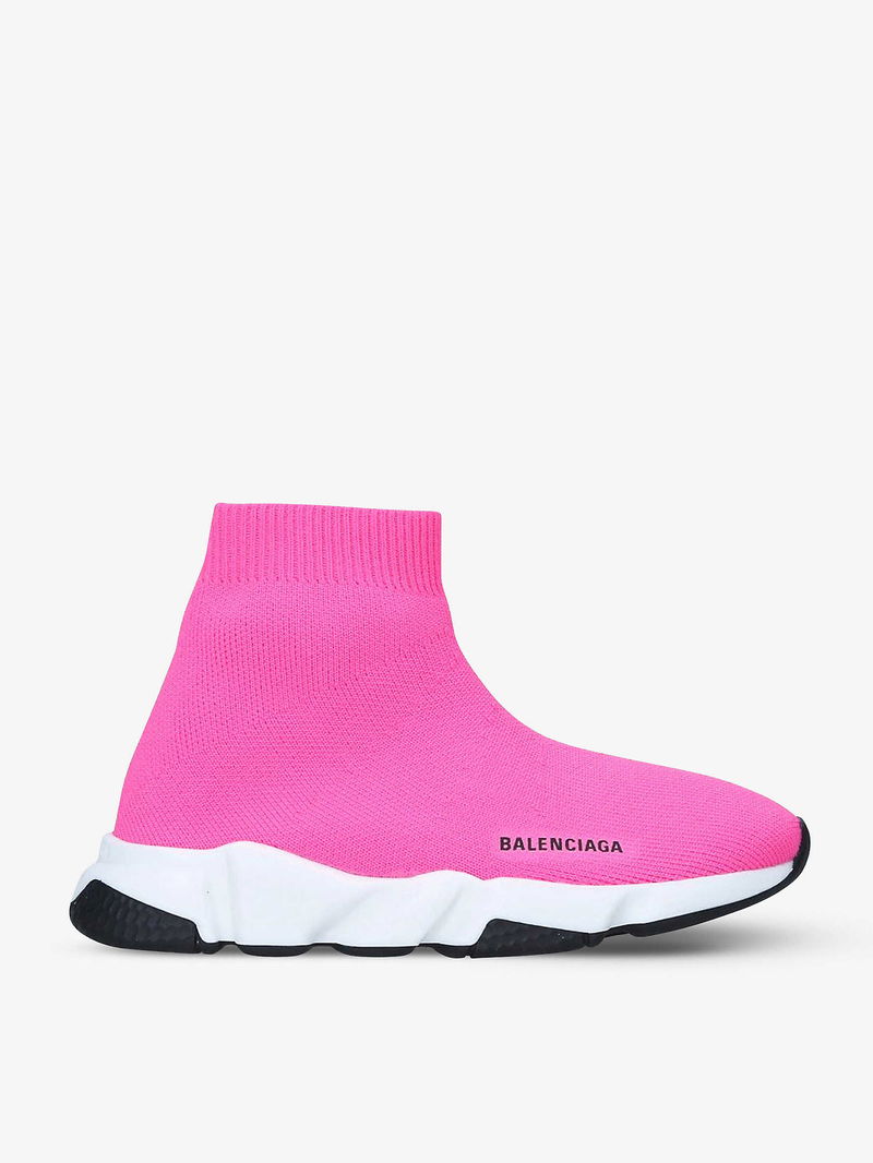 balenciaga speed trainer low womens pink