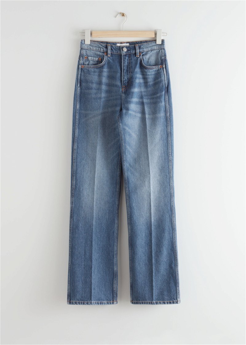 Luxury High Waisted Flared Jeans
