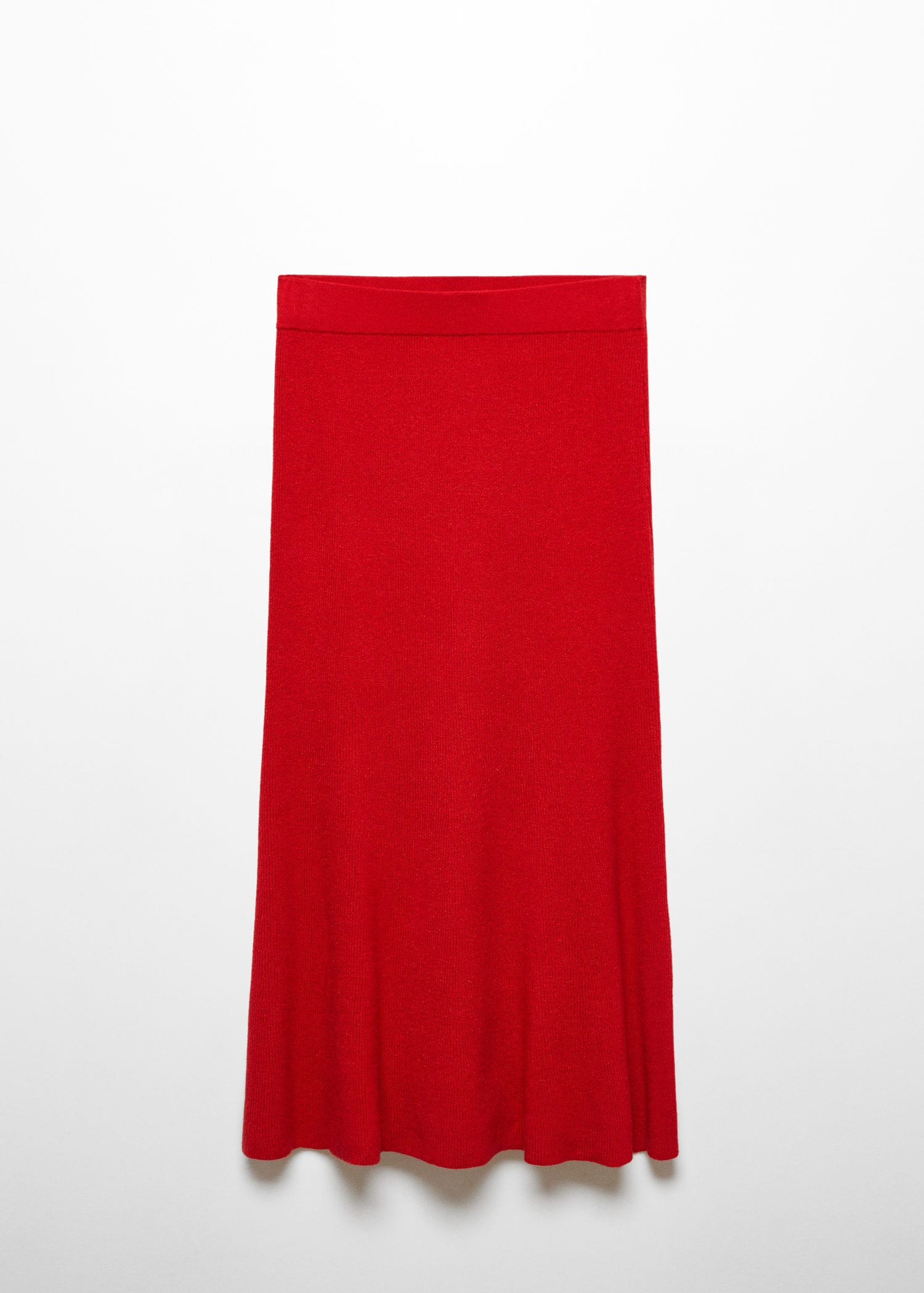 Mango Ribbed Midi Skirt Endource