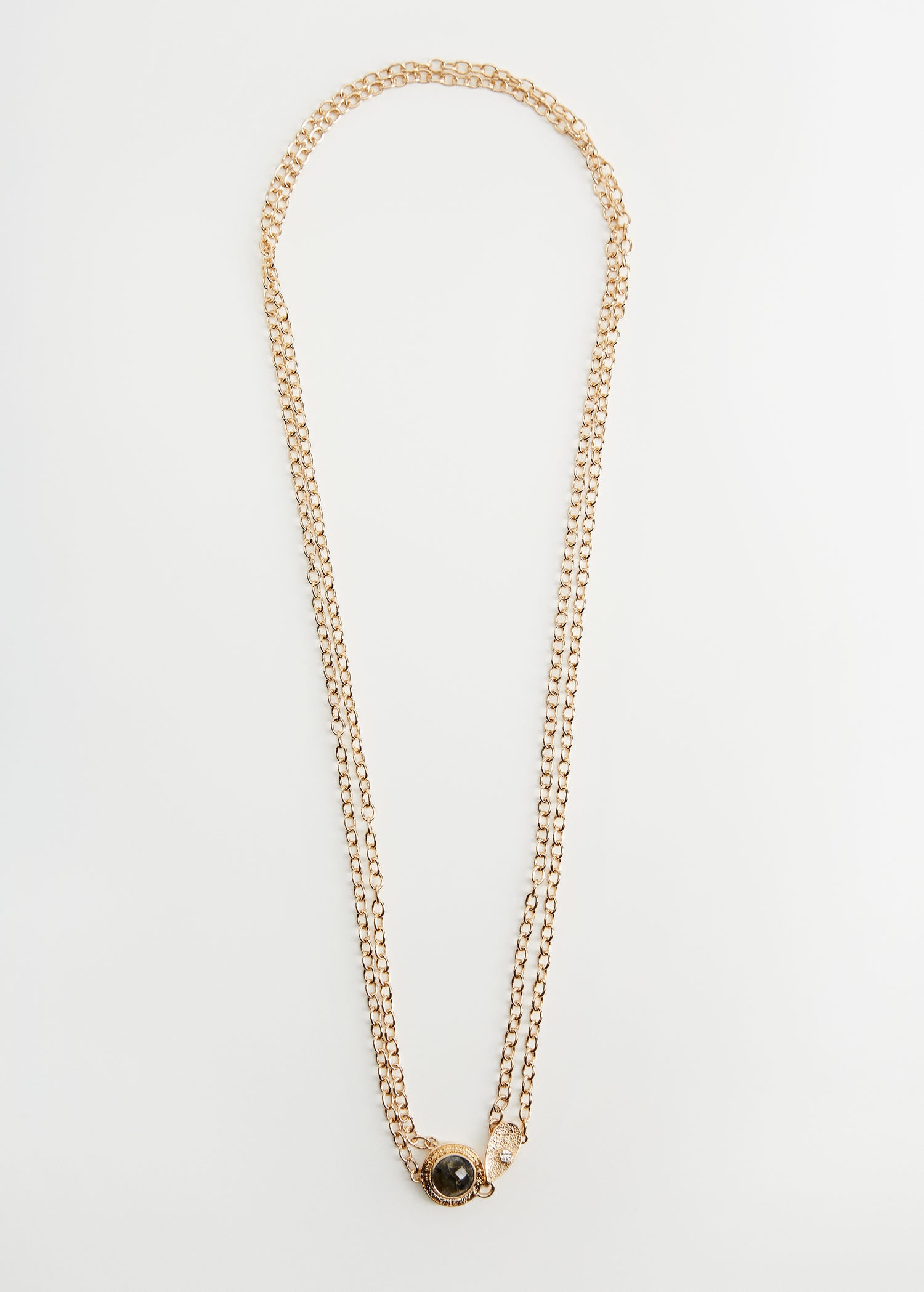 MANGO Bead Chain Necklace in Gold | Endource