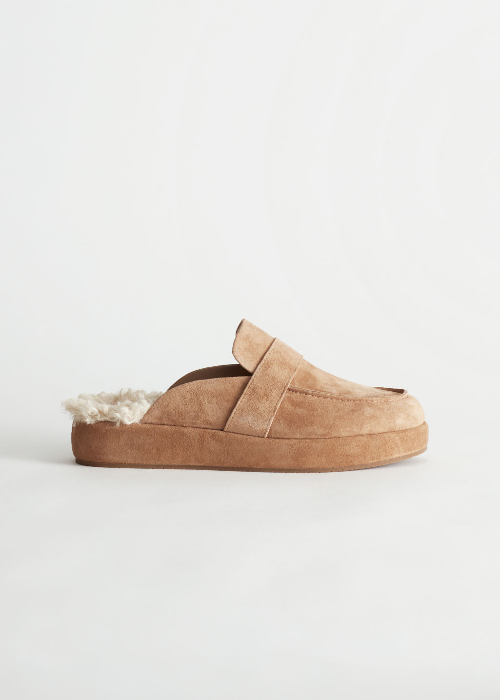 OTHER STORIES Suede Slip-On Loafers endource