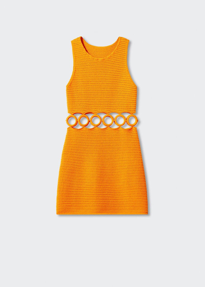 MANGO Hoops Crochet Dress | endource