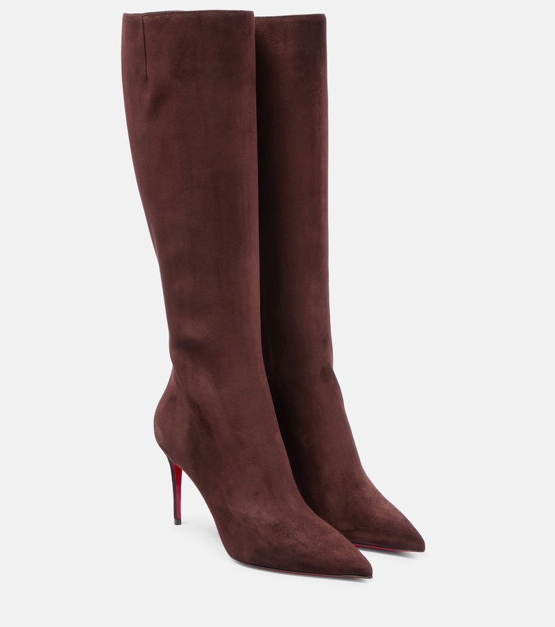 christian louboutin suede boots