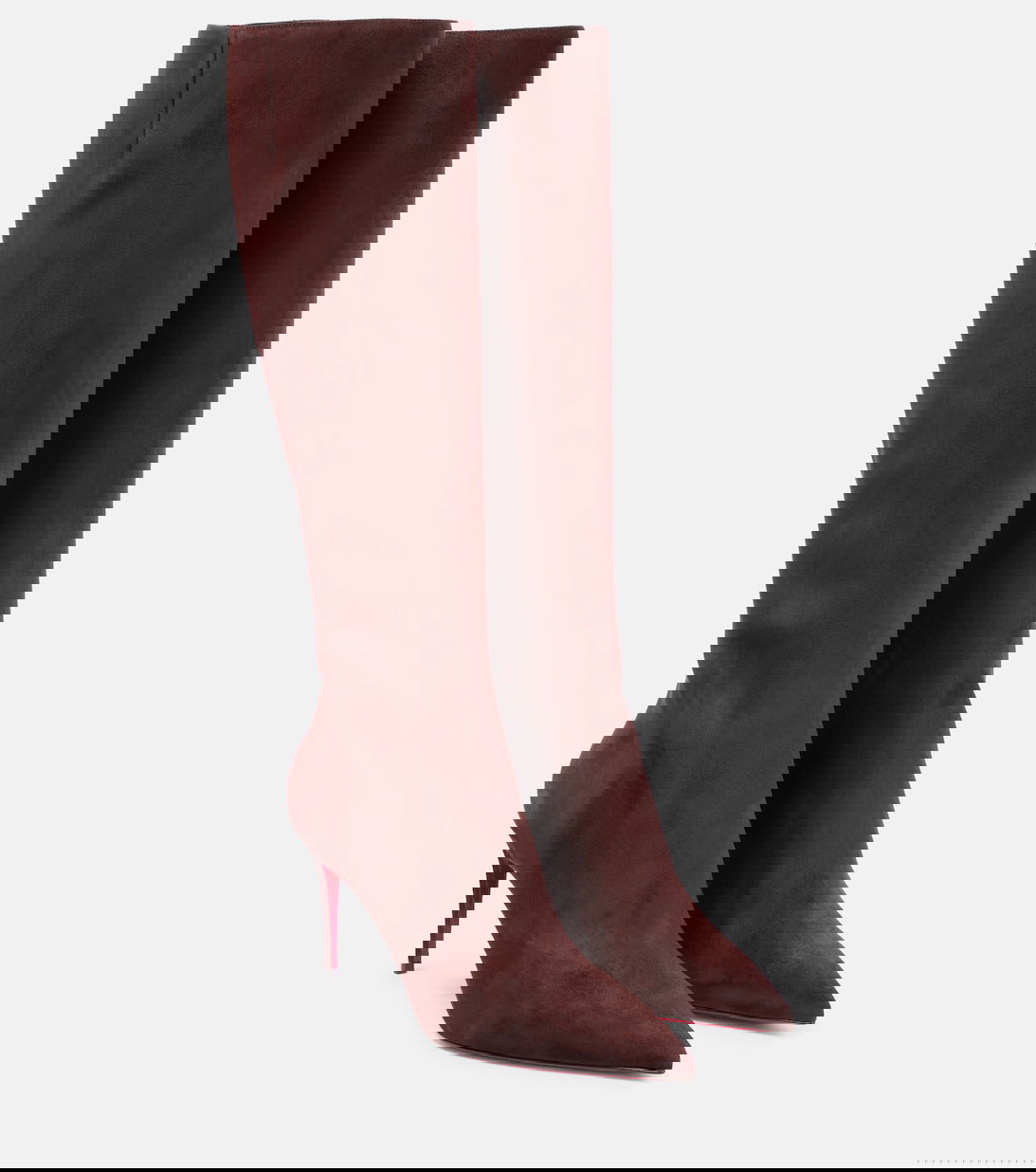 CHRISTIAN LOUBOUTIN Kate Botta 85 Knee-High Suede Boots endource