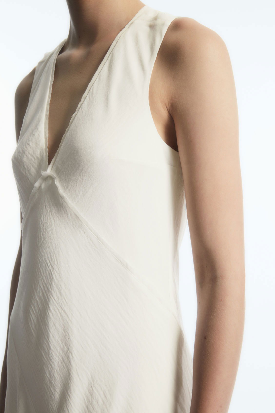 COS Floaty Asymmetric Midi Dress