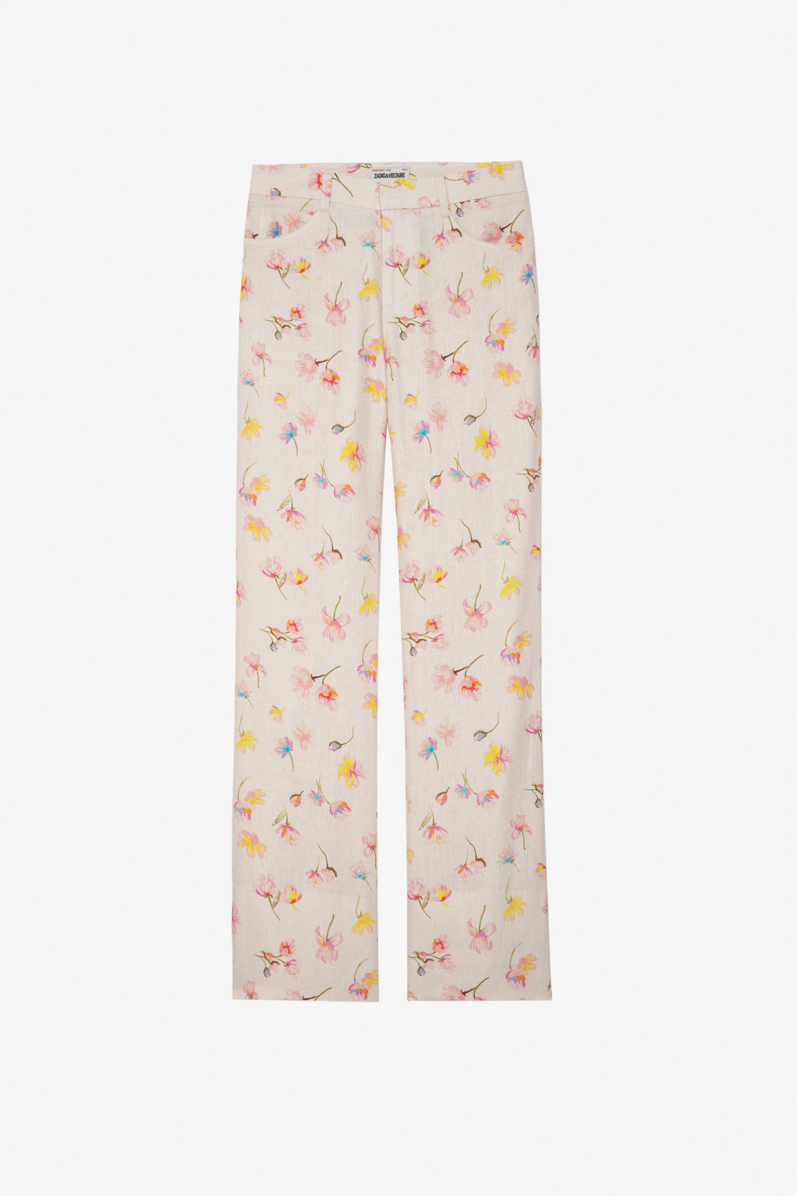 Zadig & Voltaire Grey POW Check Trousers S