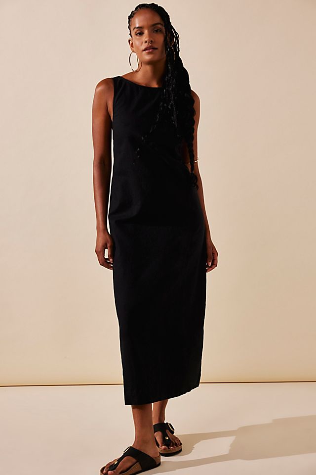 FREE PEOPLE Free-Est - Vacay Perfect Cotton-Linen Midi | endource