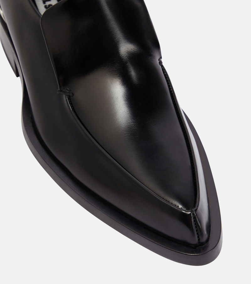 Le Loafer embellished patent-leather loafers