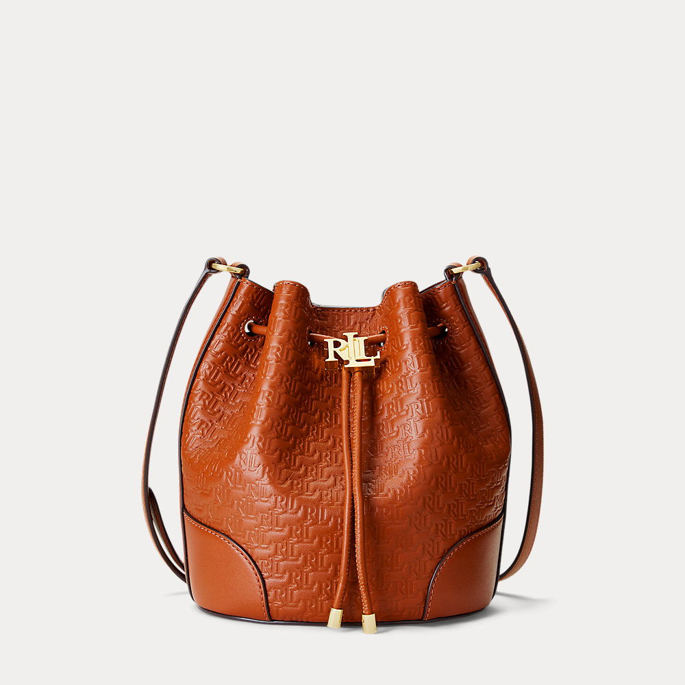 LAUREN RALPH LAUREN Embossed Medium Andie Drawstring Bag Endource