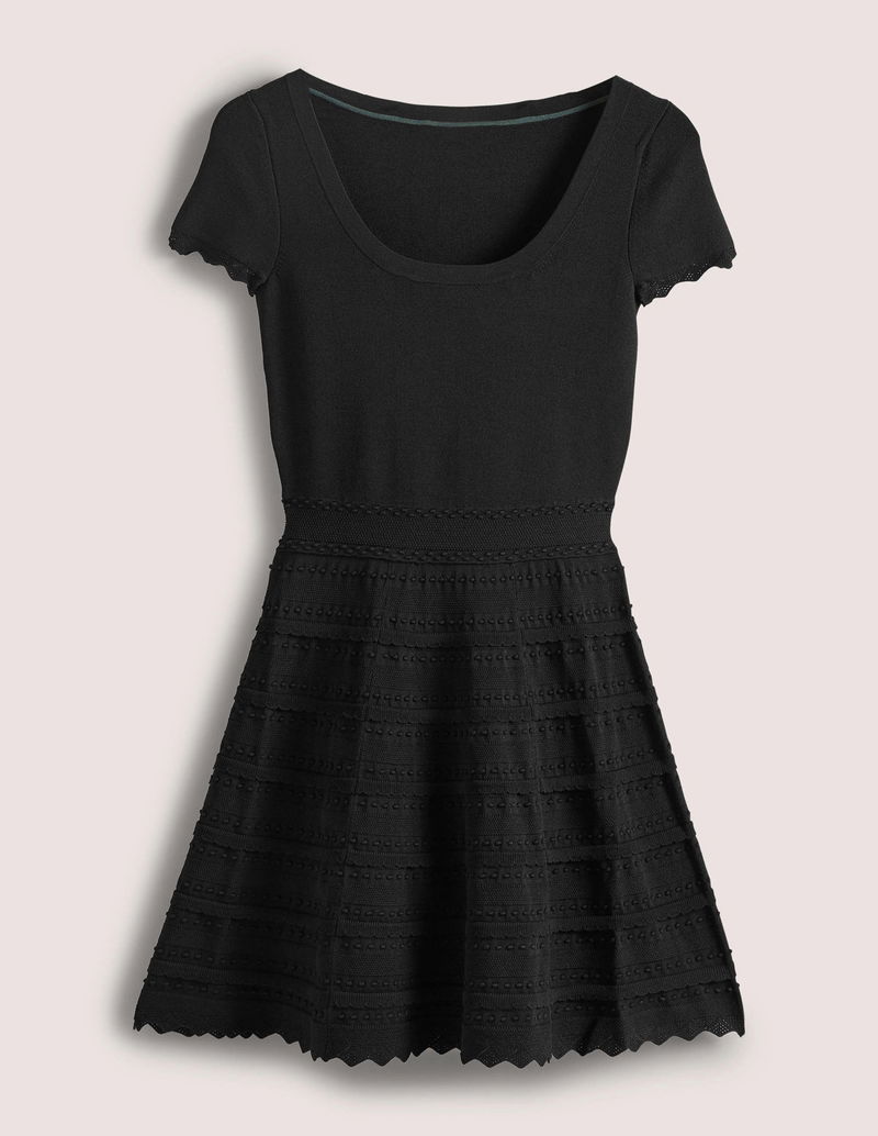 mini boden knit dress 60% off Detail Knitted Embroidered tulle
