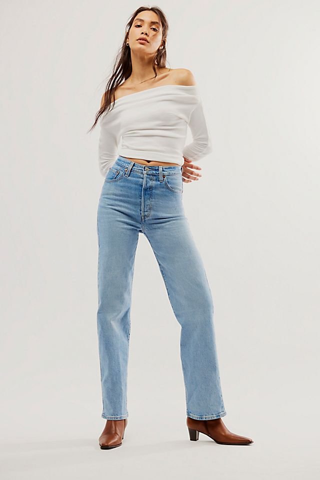 LEVI'S Ribcage Full-Length Jeans in Valley View