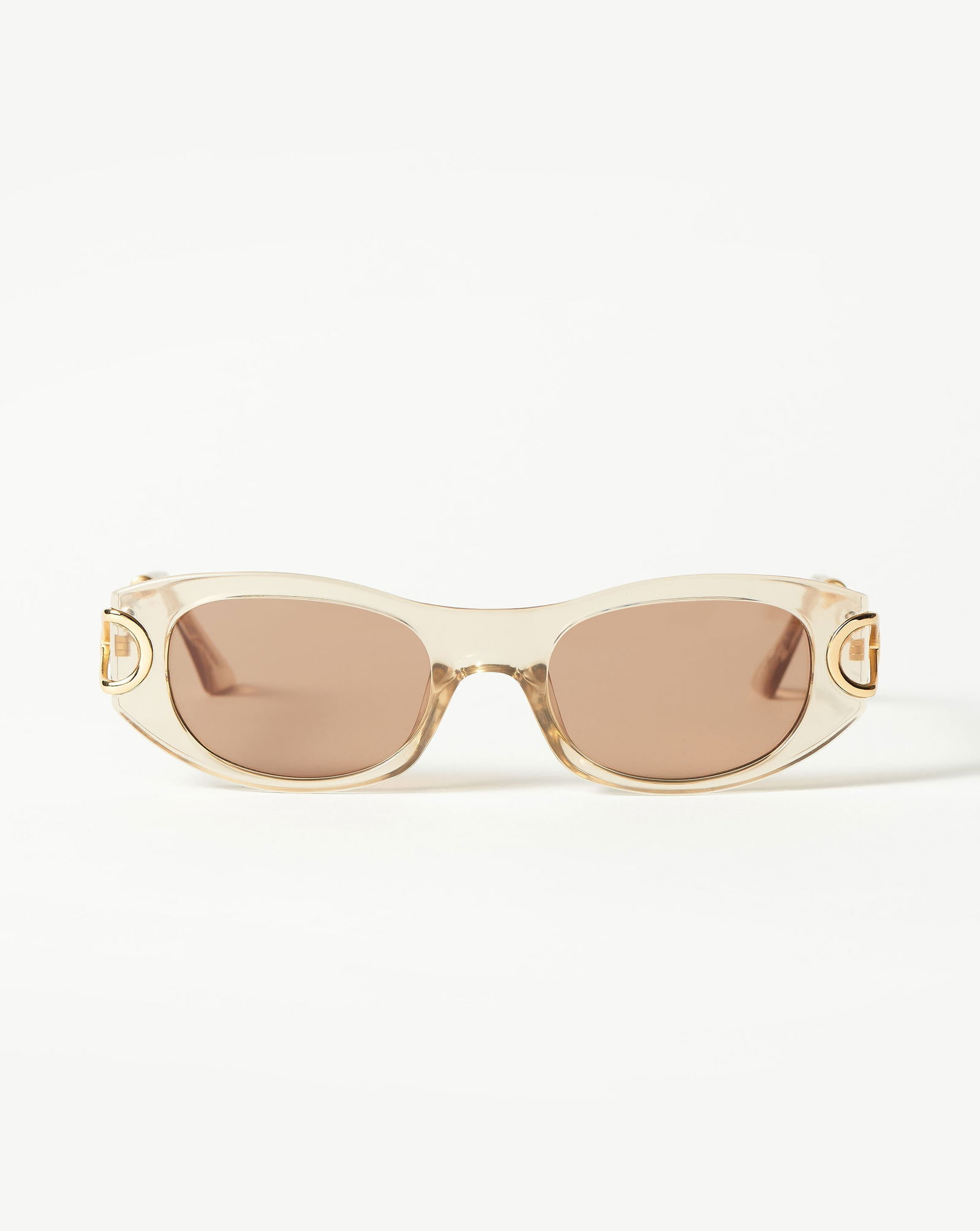 Le Specs x Missoma Hydrus Link SunglassesIn Pink New Hydrus Link Pink Female Oval Sunglasses | Le Specs main image 2