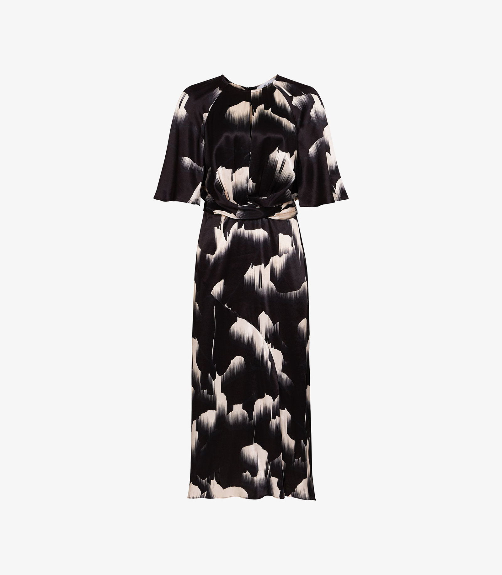 REISS Arlo Half Sleeve Midi Dress | endource