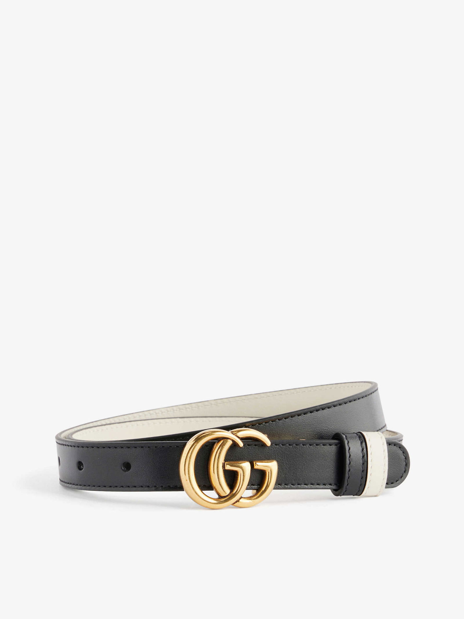 GUCCI Double G Reversible Leather Belt | endource