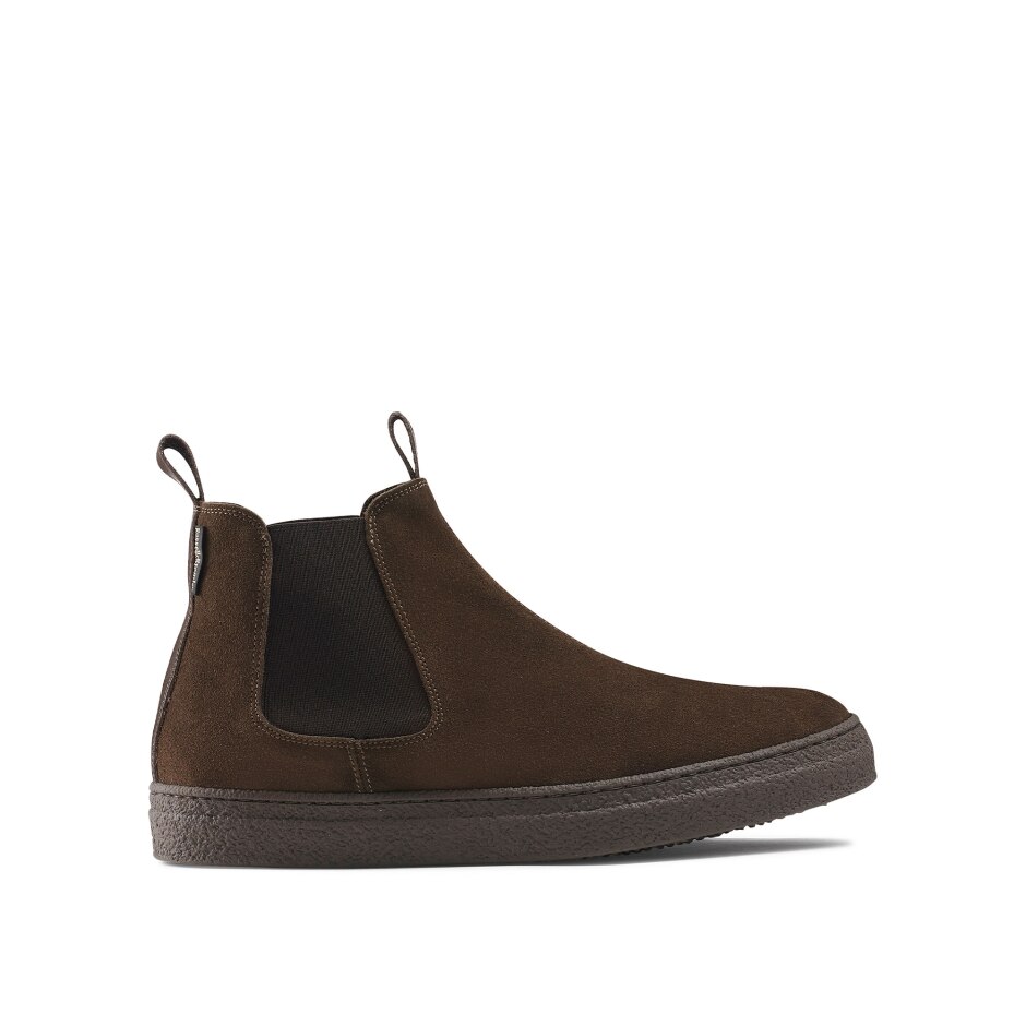 russell and bromley suede chelsea boots