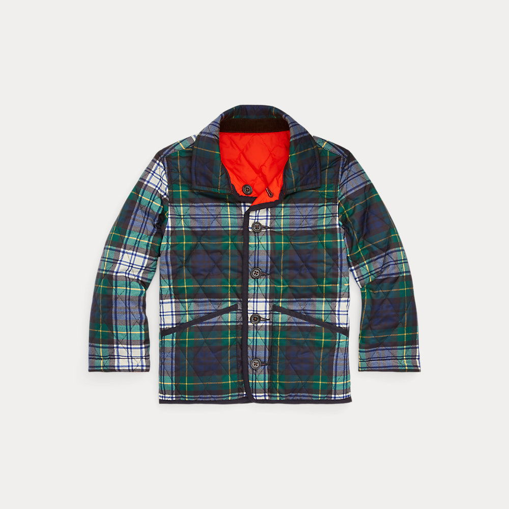 RALPH LAUREN Reversible Plaid WaterRepellent Jacket in Multi Endource