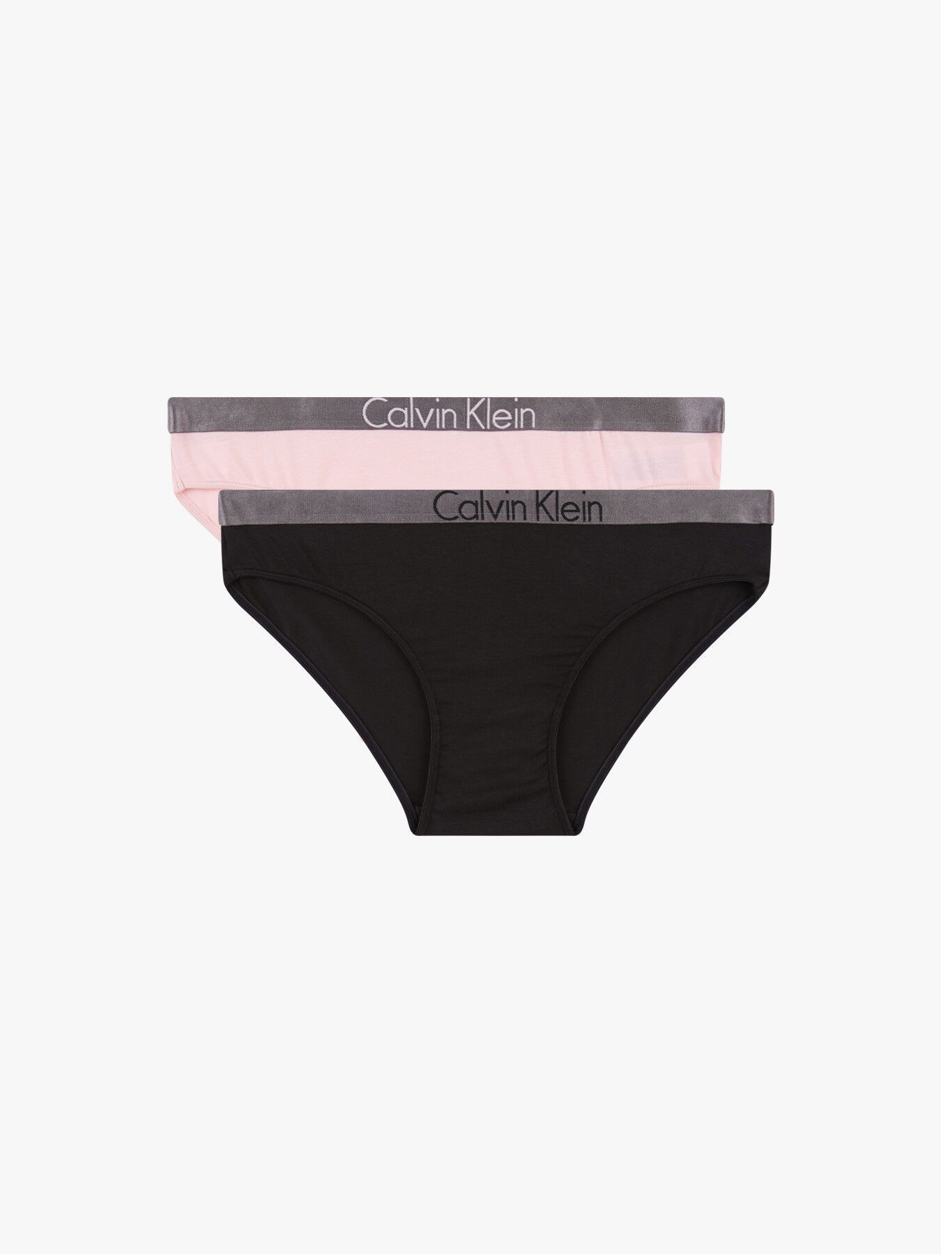 Calvin Klein Kids' Modern Cotton Blend Bikini Brief, Pack of 2