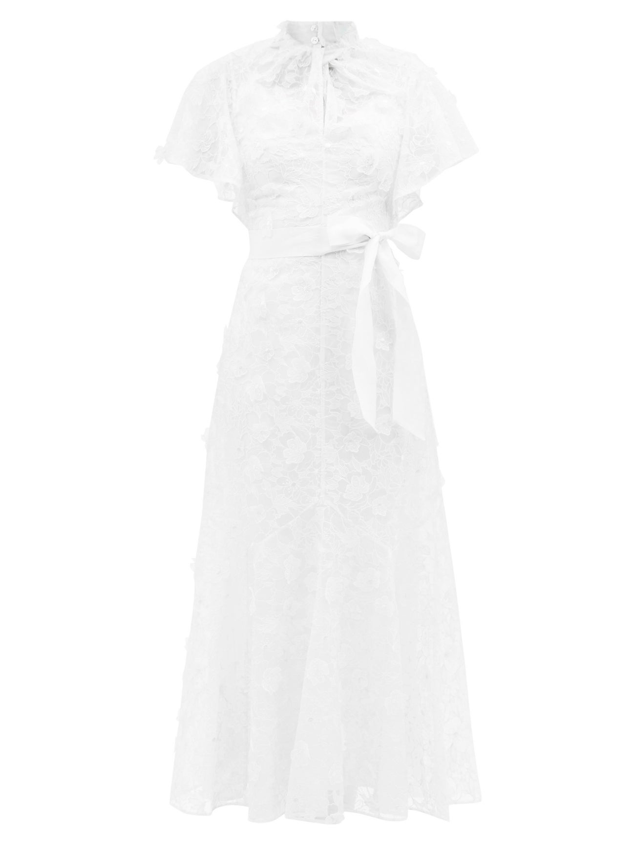erdem celestina cutwork-organza dress ERDEM Celestina Floral-Embroidered Silk-Organza Dress