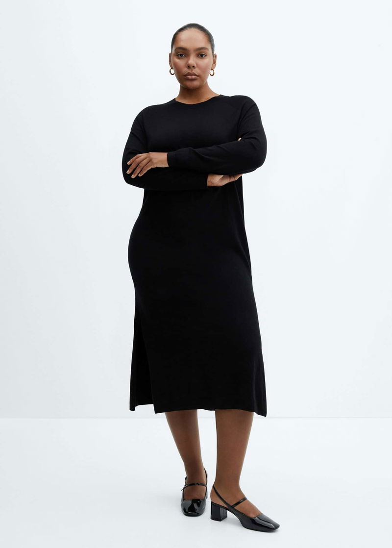 MANGO Round Neck Knitted Dress | endource MANGO Round Neck Knitted Dress | endource