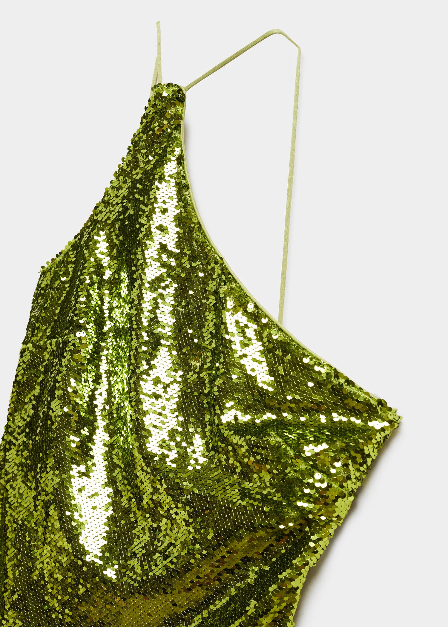 mango green sequin dress Mango Dress Green Sequin