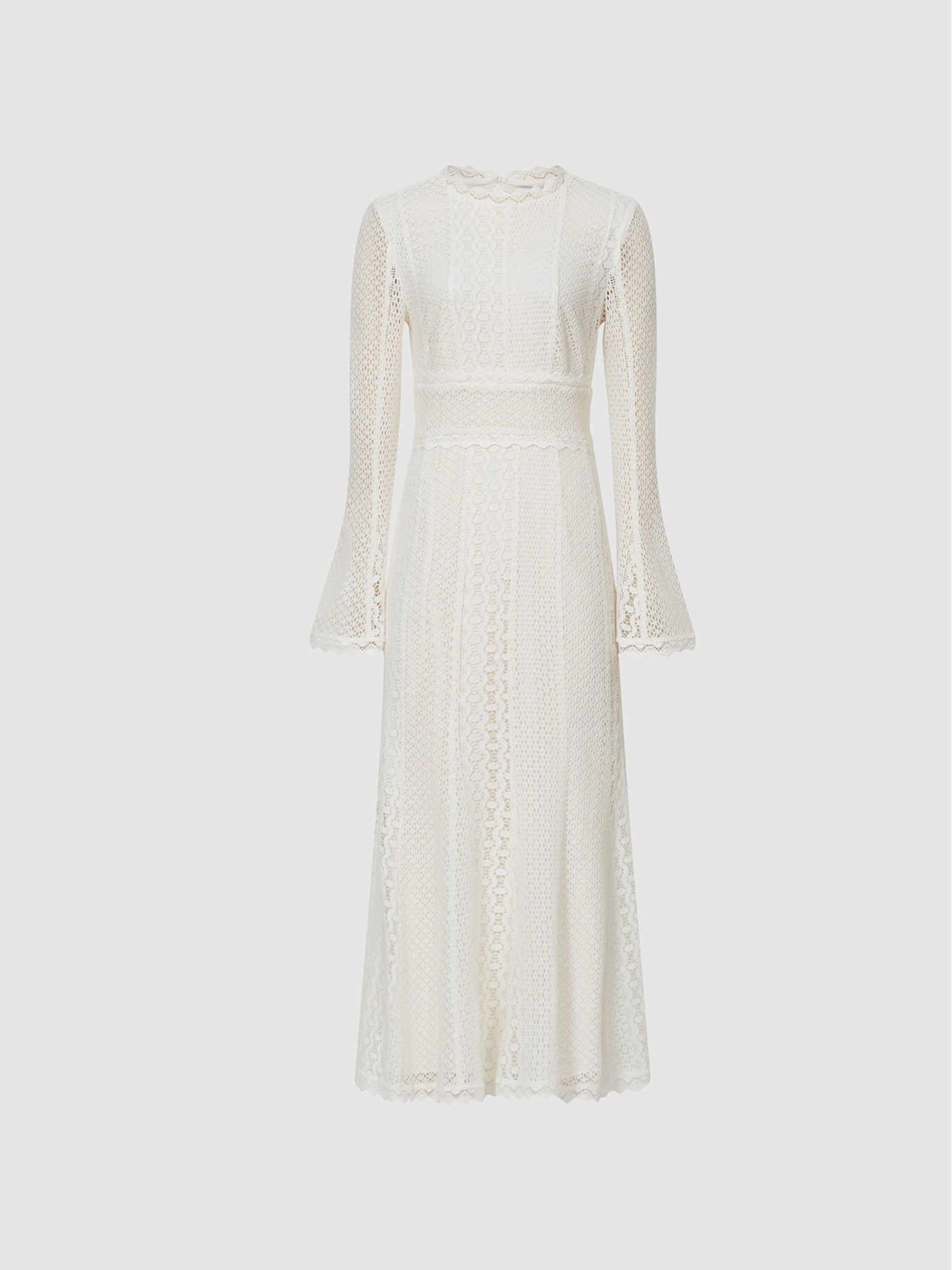 REISS Aspen Lace Midi Bodycon Dress | endource REISS Aspen Lace Midi Bodycon Dress | endource