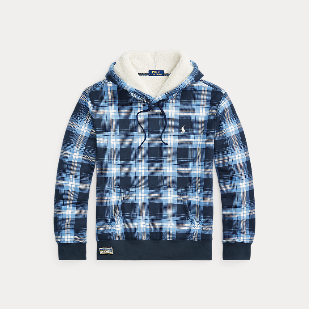 POLO RALPH LAUREN Plaid Fleece Hoodie | endource