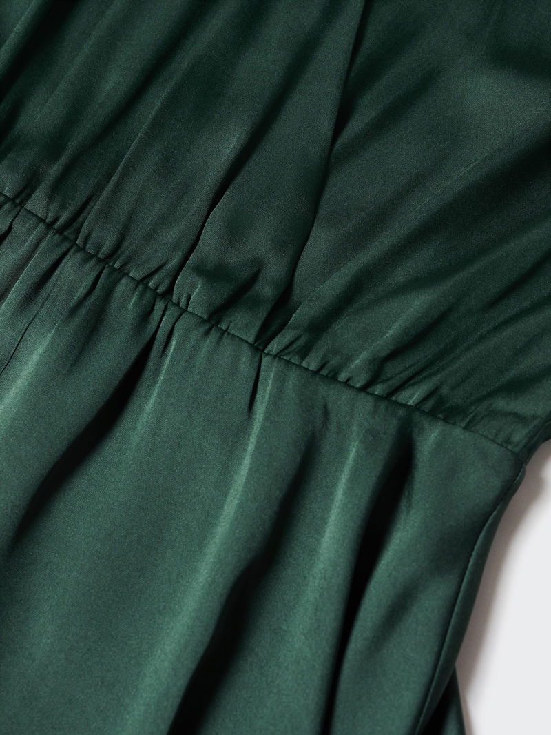 MANGO Monaco Mini Satin Dress | endource