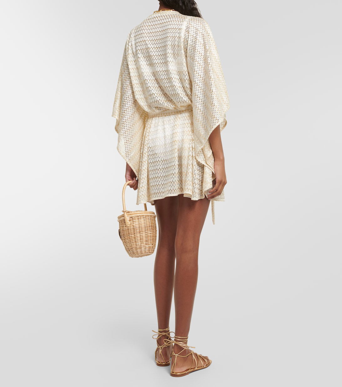 melissa odabash metallic dress Melissa Odabash Metallic Dress