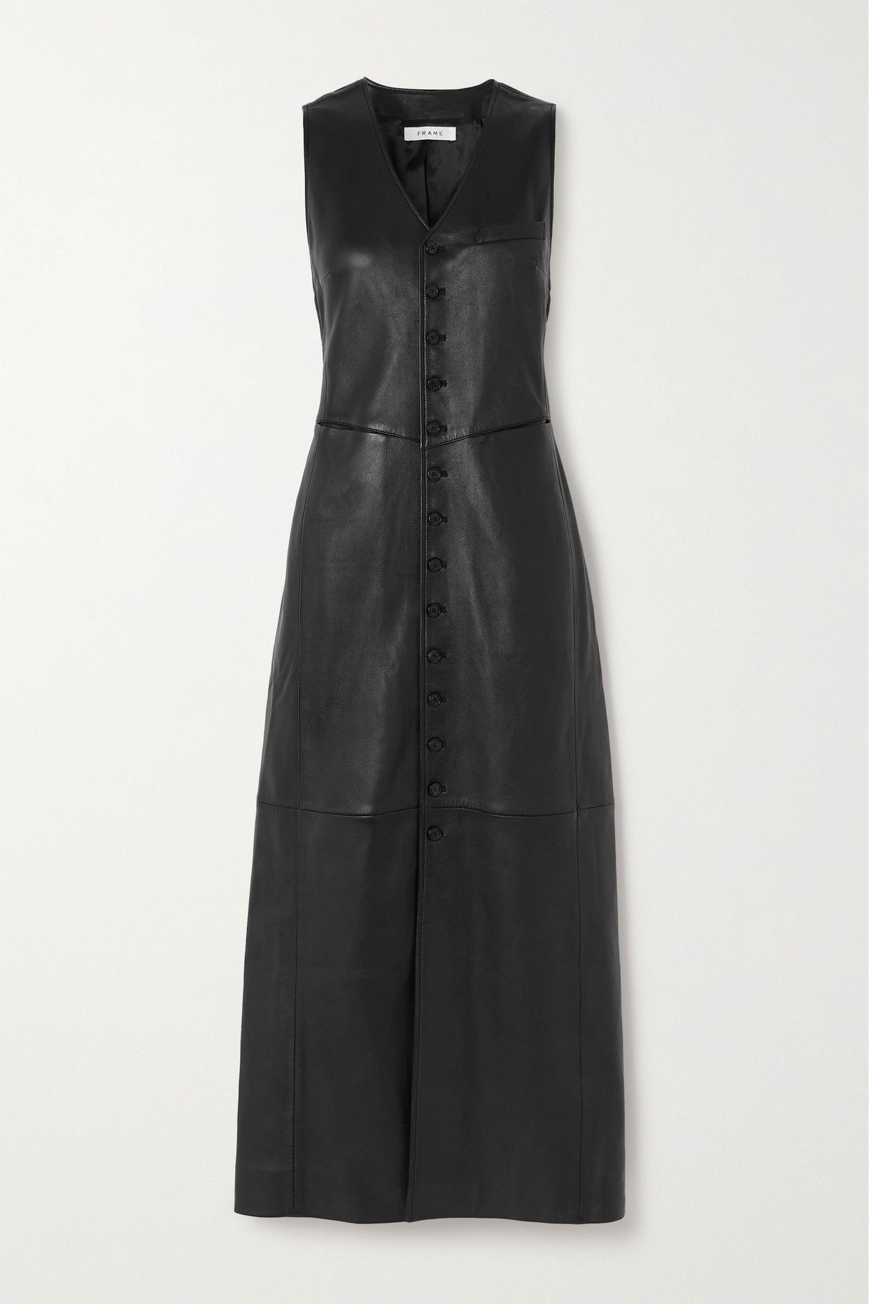 frame leather dress 70% off Paneled Midi summereditaug26