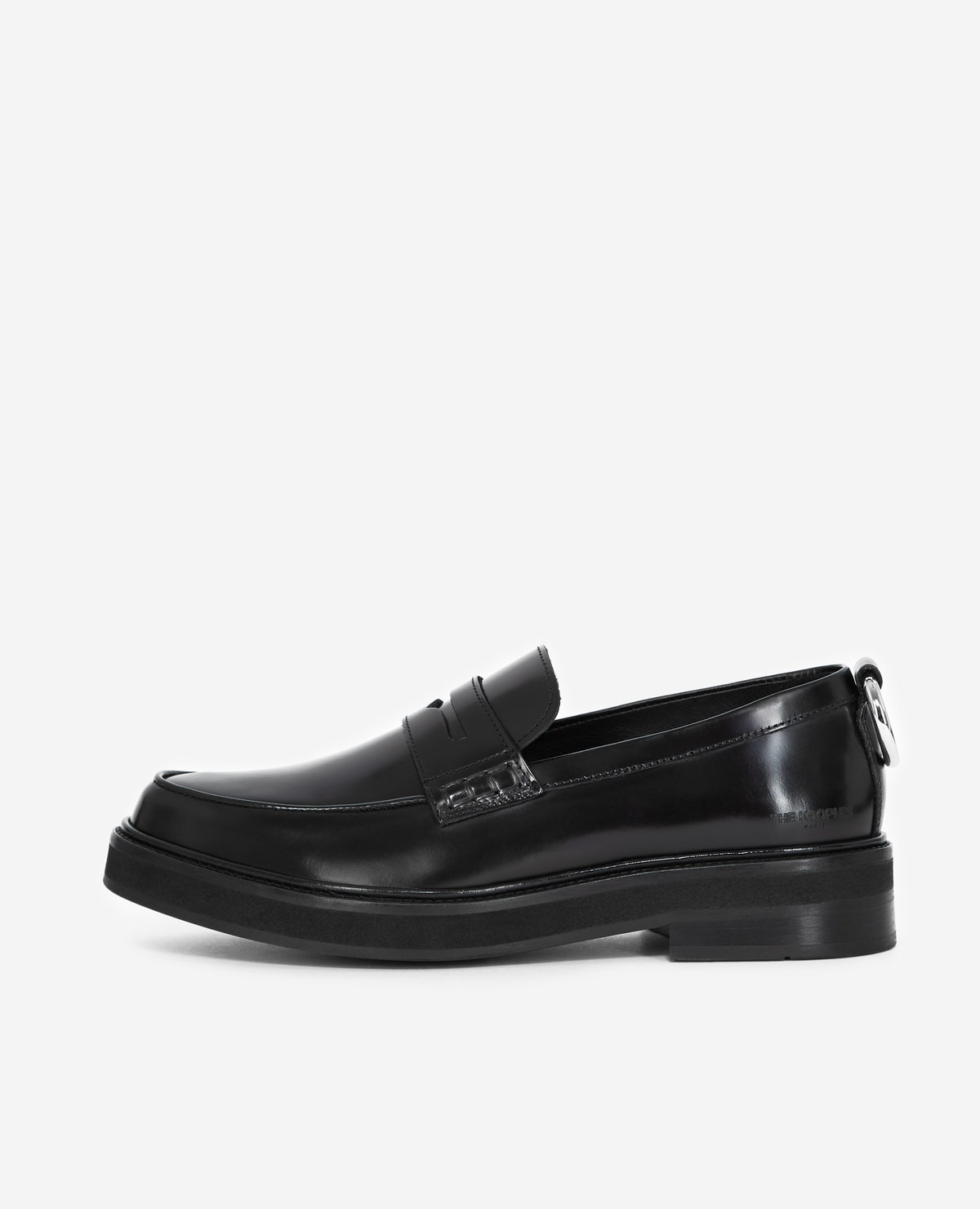 THE KOOPLES Chunky Glossy Leather Moccasins | endource display picture 1