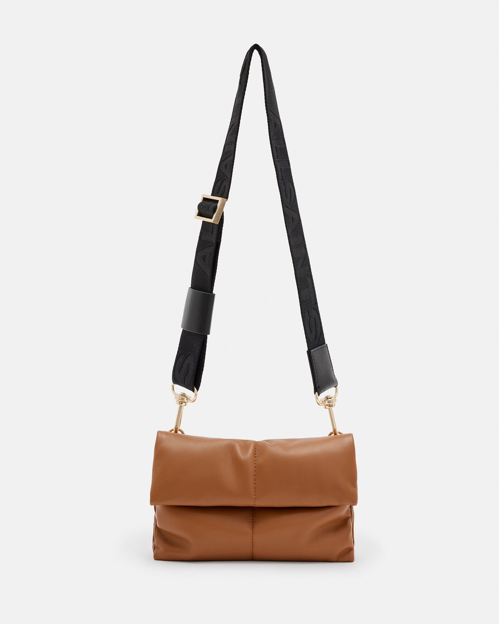 ALLSAINTS Ezra Leather Quilted Crossbody Bag | Endource