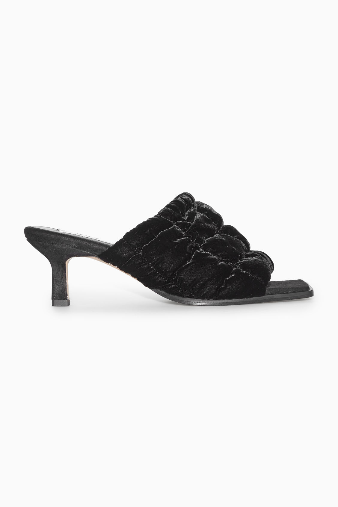 COS Quilted Velvet Mules Endource