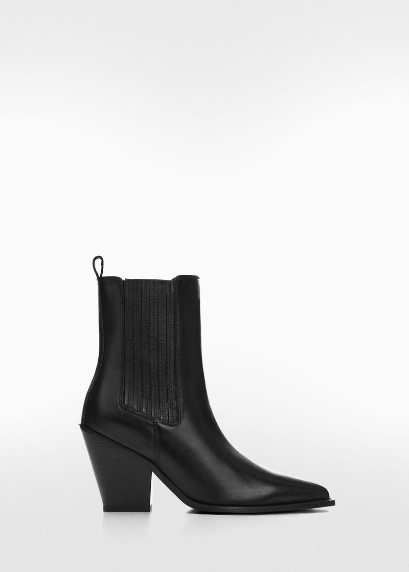 mango western ankle boots