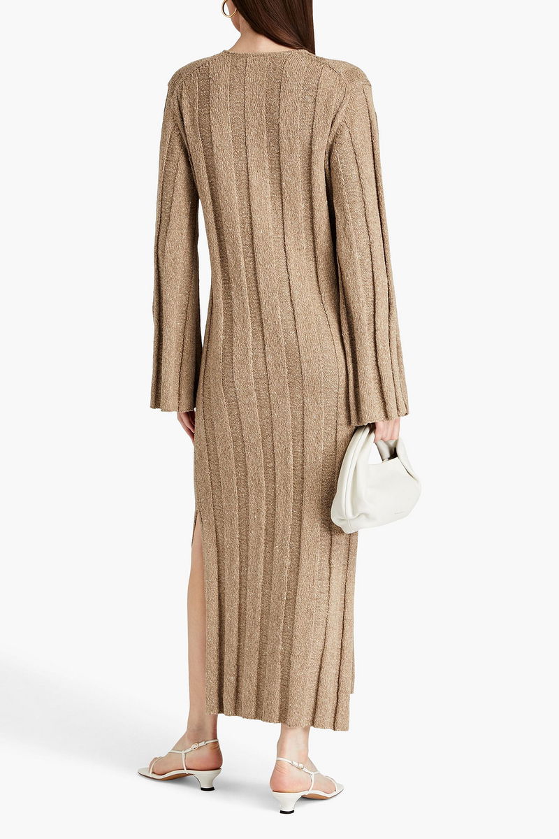 BY MALENE BIRGER Hayden Ribbed Cotton-Blend Maxi Dress | endource