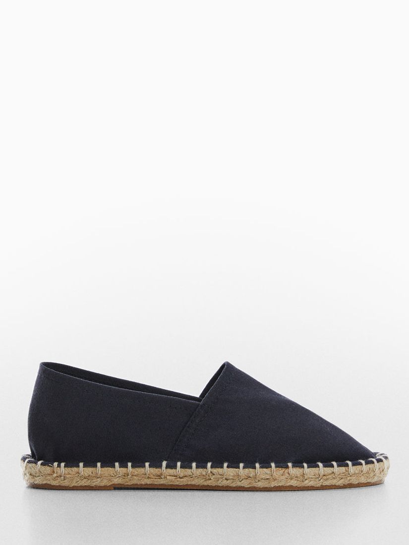 MANGO Thiago Canvas Shoes in Blue | Endource