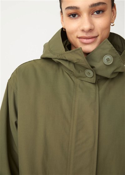 & OTHER STORIES Oversized Hooded Parka in Khaki | Endource