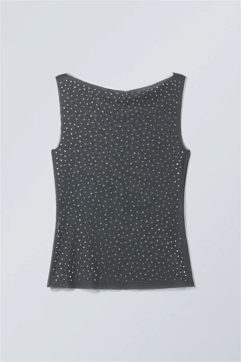 Cover Up Mesh Tank Top pattern by the Good Shnit
