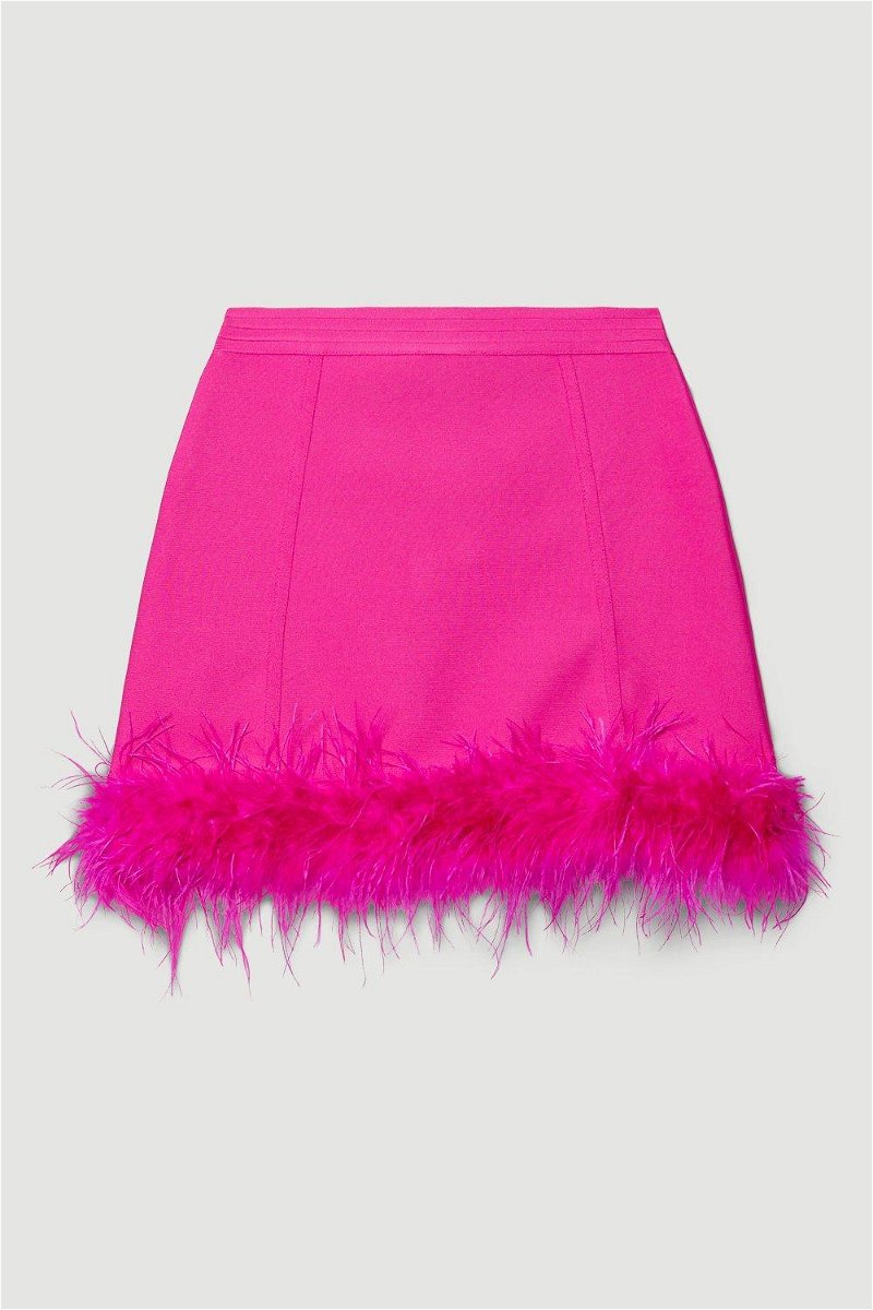 Prancer Feather Skirt Pink Small Fits Up to 5/6