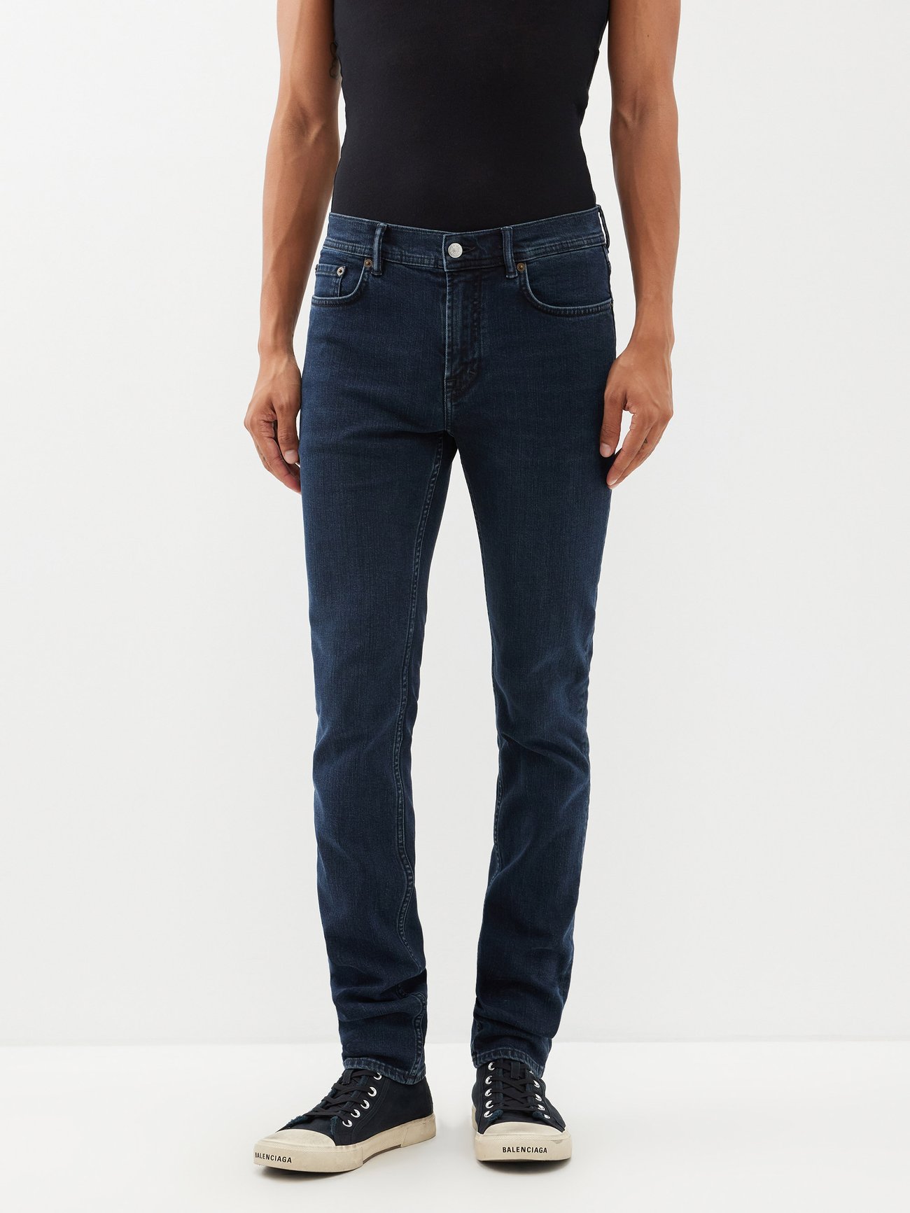 Acne North Blue Black Acne Studios Navy North Jeans Blue Black