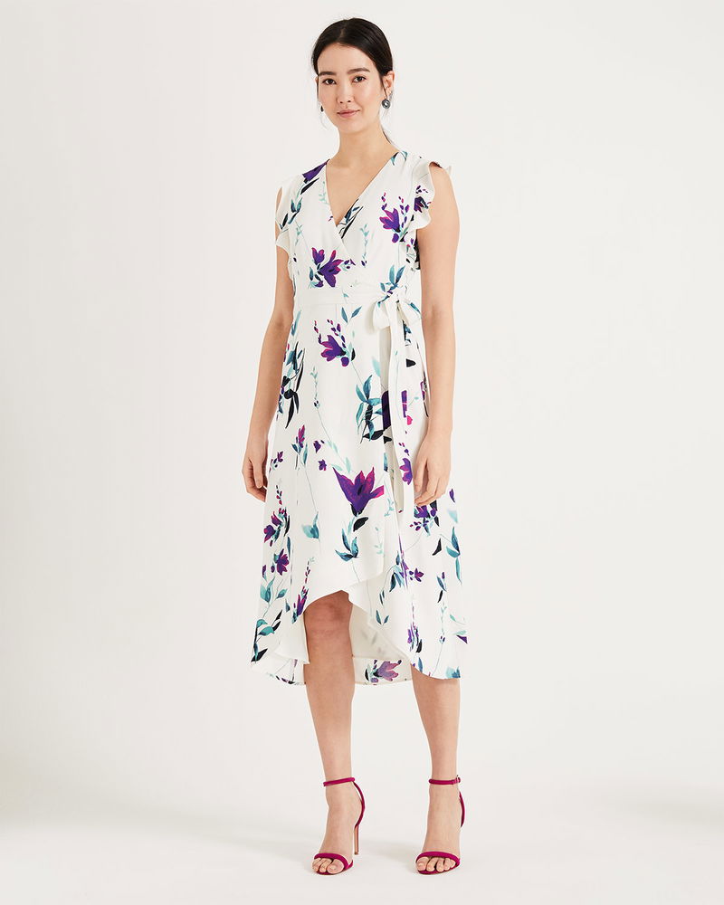 PHASE EIGHT Caylana Print Wrap Dress endource