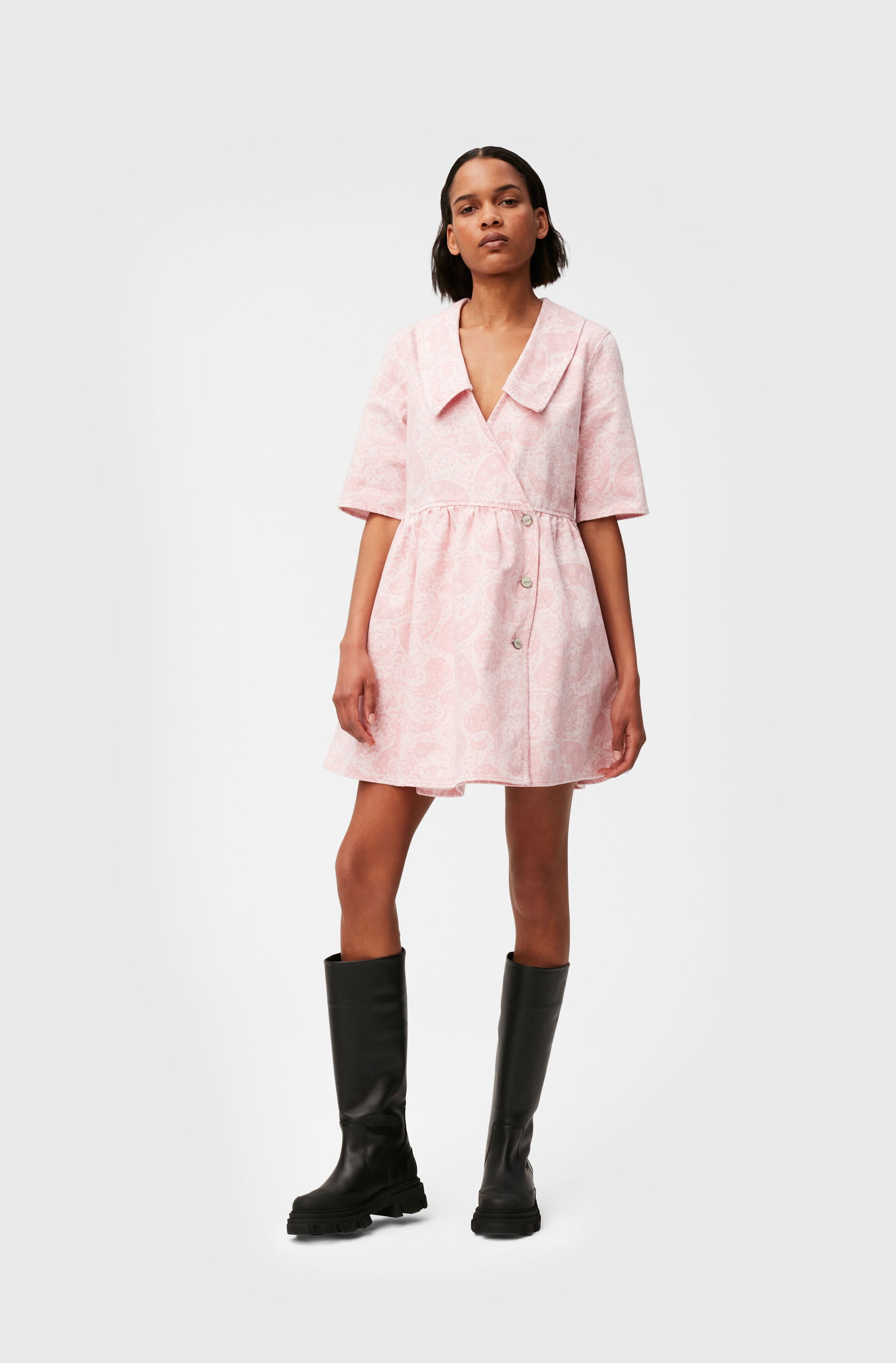 GANNI Denim Mini Dress | endource