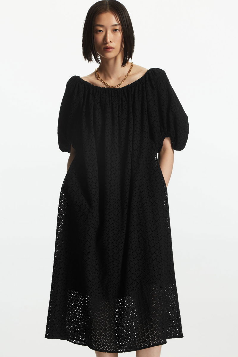 womens plus size midi dresses Unique Vintage Plus Size Black Sweetheart Midge Swing Dress 5X/32W-34W