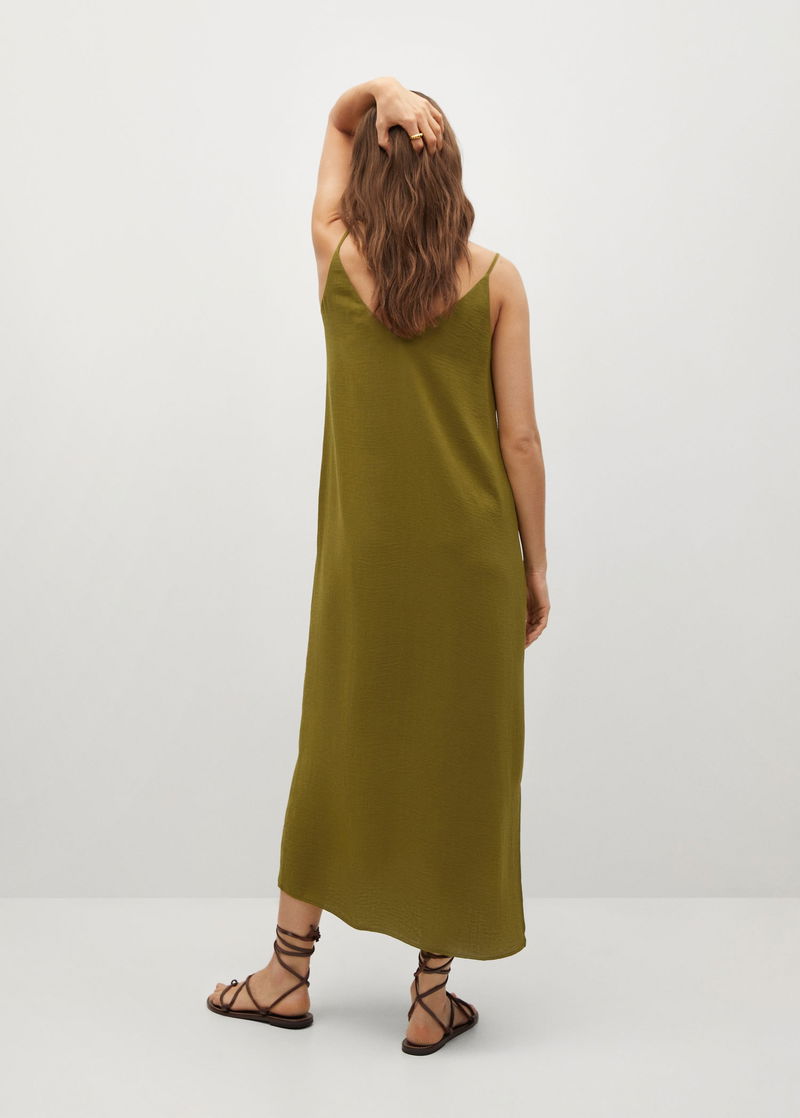 mango strap flowy dress Eternal Sun Keyhole Bust Maxi Dress Mango main image 1