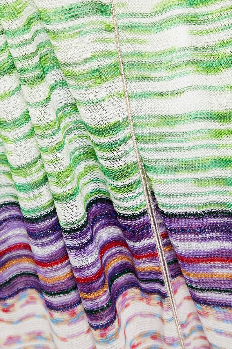 MISSONI Mare striped crochet-knit halterneck jumpsuit