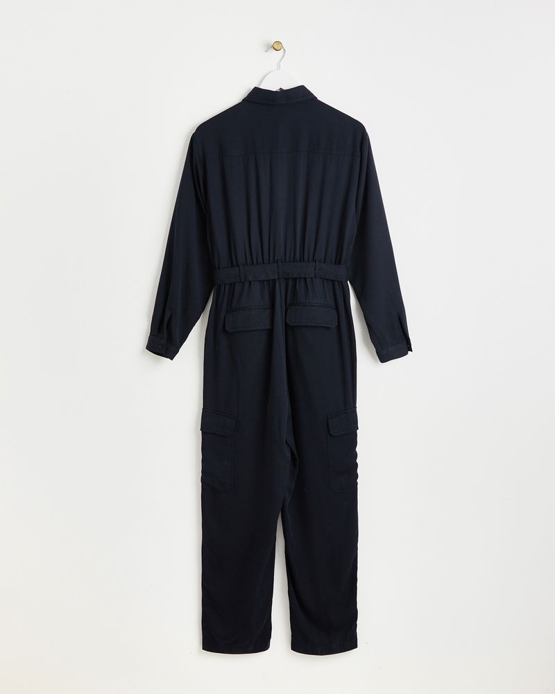 OLIVER BONAS Utility Jumpsuit in Blue | Endource