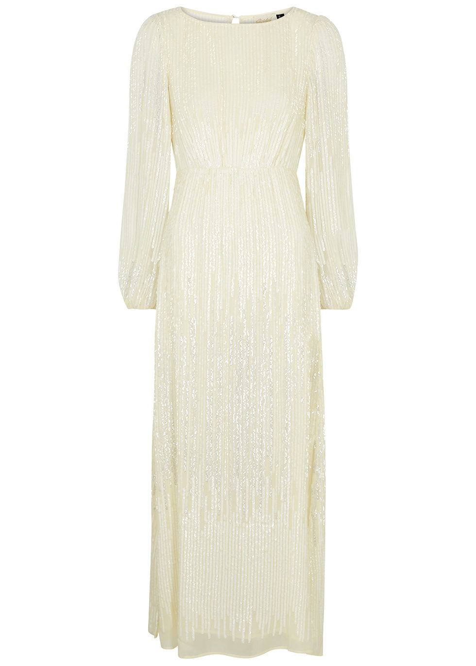 rixo london coco sequin dress Coco Sequinned Midi Dress in Ivory Sequin
