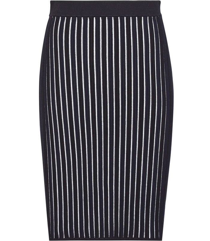 REISS Isabelle Knitted Pencil Skirt | Endource