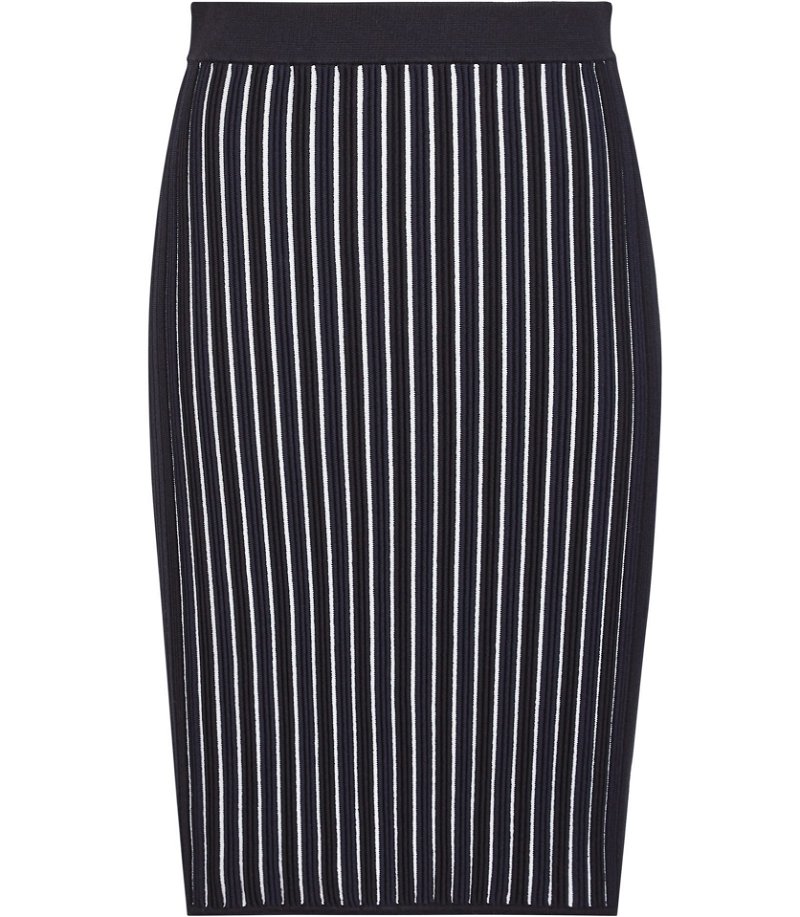 REISS Isabelle Knitted Pencil Skirt | Endource