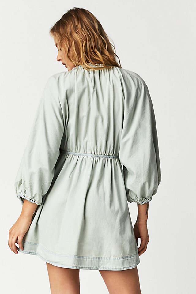 FREE PEOPLE Portia Denim Mini Dress | endource