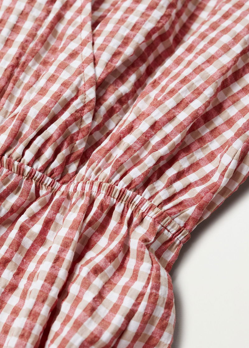 MANGO Vichy Check Dress | endource